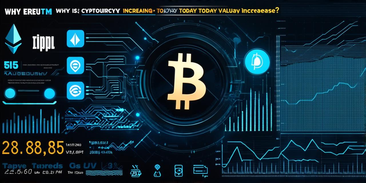 Why is cryptocurrency increasing in value today?